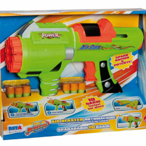 Mitraglia 10 dardi Air blaster in plastica con 12 dardi *