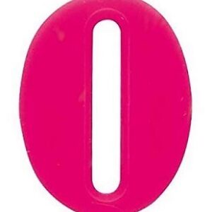 Candela 9,5 cm Scintillante Numero 0 Fucsia *