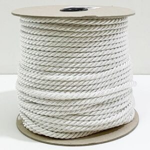 Cordoncino 3 capi Bianco 5 mm x 50 mt *