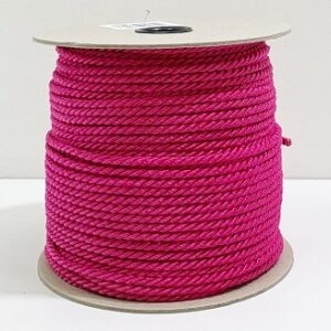 Cordoncino 3 capi Fucsia 3 mm x 100 mt *