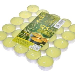 Confezione Tealight alla Citronella 25 pz *