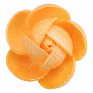 Rosa in Cialda Grande Arancio 2 pz *