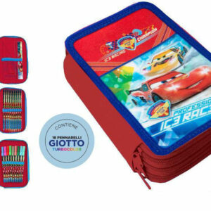 Giotto  Astuccio 3 Zip Disney Cars *