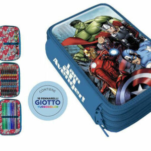 Giotto  Astuccio 3 Zip Marvel Avengers *