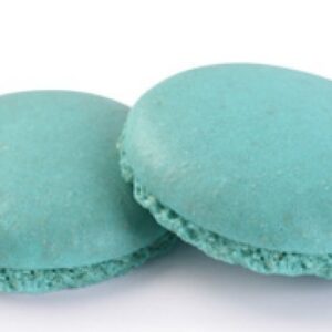 8 Macarons diametro 3,5 cm Azzurro – 4 coppie *