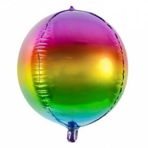 Palloncino Mylar Sfera 16” 40 cm Rainbow *