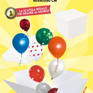 Big Skatush Scatola Regalo porta palloncini 60x60x60*