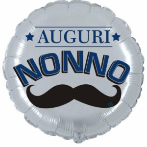 Palloncino Mylar 45 cm Auguri Nonno *