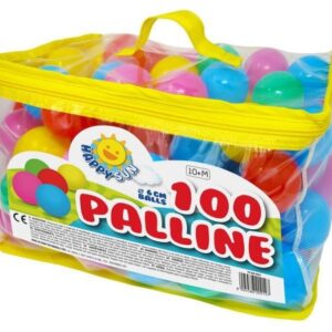 Sacca 100 Palline colorate diametro 6 cm *