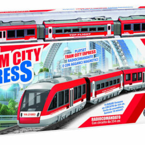 Tram City Express – circuito 387 cm con radiocomando infrarossi *