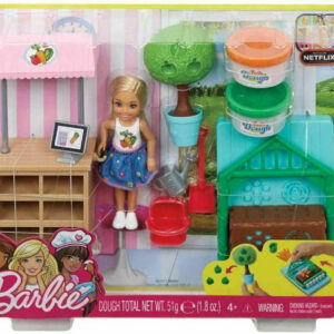 Barbie Bambola Chelsea e Playset dell’Orto *