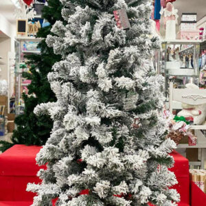 Albero di Natale Stelvio Innevato 210 cm 748 rami diametro 87 cm *