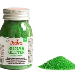 Zucchero Glitterato 100 grammi Verde *