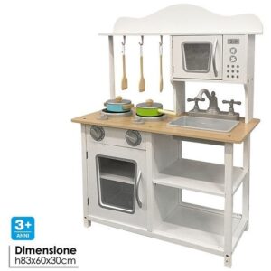 Cucina in Legno con 7 accessori *