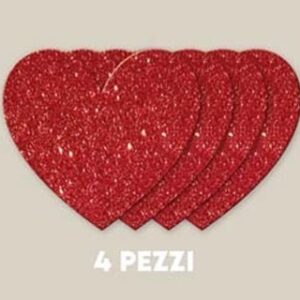 Skatush Applicazione Cuore Big Rosso confezione da 4 pezzi *