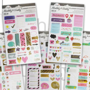 Sticker per agende e planner 20 pezzi *