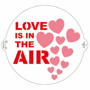 Stencil Love Is in The Air diametro 25 cm *