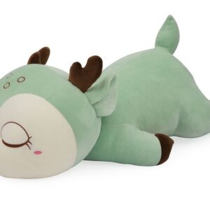 Peluche Cerbiatto verde sdraiato 70 cm *