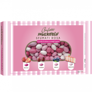 CONFETTI MAXTRIS SFUMATI ROSA RIPIENI 1 KG*