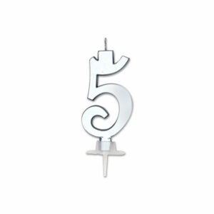 Candela Italic Metal Argento numero 5 *