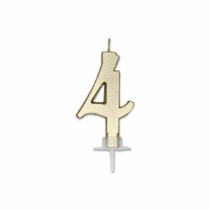 Candela Italic Metal Oro numero 4 *