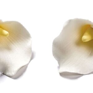 Fiore Calla 4 cm in Zucchero 12 pezzi *