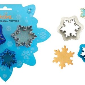 Set 3 tagliapasta Frozen Star in plastica *