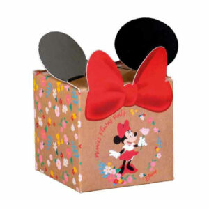 Scatola portaconfetti Cubo Minnie Flower 5x5x5 cm 10 pezzi *