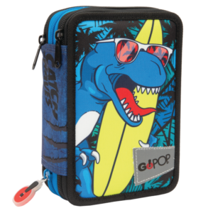 Astuccio 3 Zip GoPop 21 T Rex