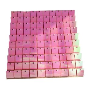 50 Pannelli Pailettes 30×30 cm Iridescente Rosa *