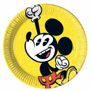 Piatti in carta Topolino Super Cool 8 pezzi *