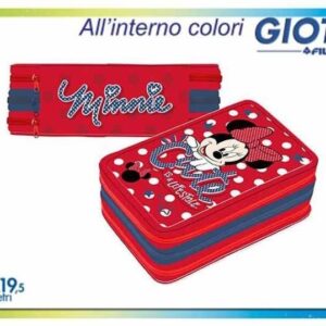 Astuccio 3 Zip Minnie *