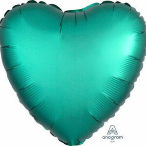 Palloncino Mylar 17″ 42 cm Cuore Satinato Verde Giada