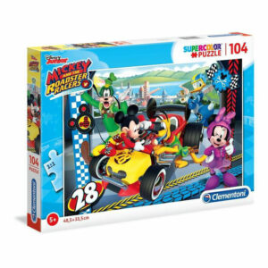 Puzzle 104 Supercolor Micke and Roadster Racers *