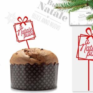 Cake Topper panettone Buon Natale *