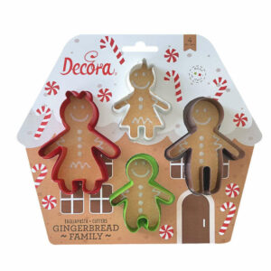 Set 4 tagliapasta Gingerbread Family *