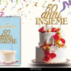 Cake Topper 50 Anni Insieme *