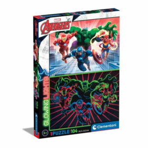 Puzzle 104 Avengers Glowing Light *