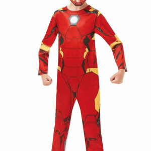 Costume Avengers Iron Man con maschera Taglia 3/4 anni *