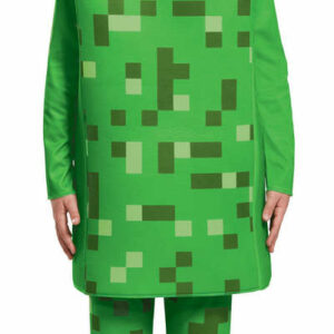Costume Bambino Minecraft Creeper 3D 4/6 anni