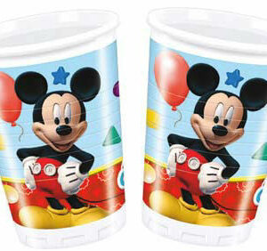 Bicchieri in plastica 200 ml Topolino 8 pezzi *