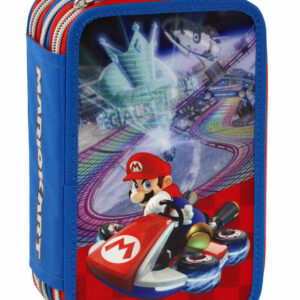 Astuccio 3 Zip Super Mario Kart *