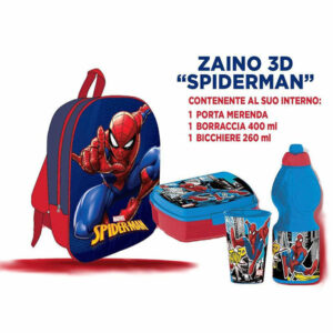 Zaino Asilo 3D School Pack Spiderman *