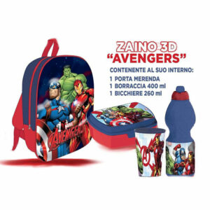 Zaino Asilo 3D School Pack Avengers *