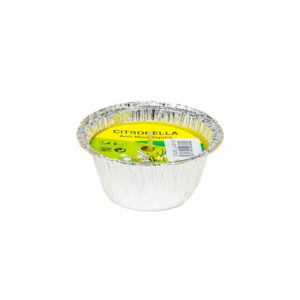 Vasetto in alluminio alla citronella 8,5 cm *