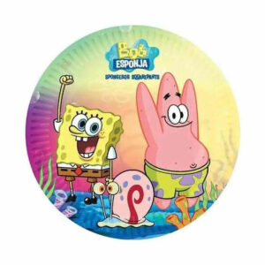 Piatti 18 cm Spongebob 8 pezzi *