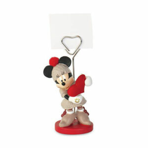 Segnaposto Natalizio con Minnie rossa 9,5 cm *