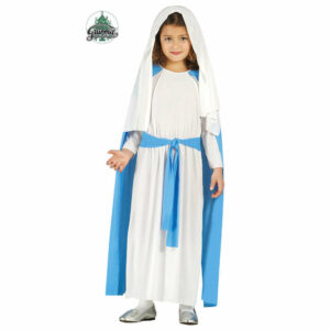 Costume Bimba Vergine Maria  3/4 anni *