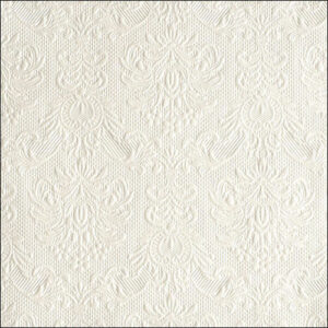 Tovaglioli 33×33 cm Elegance Pearl White 15 pezzi *