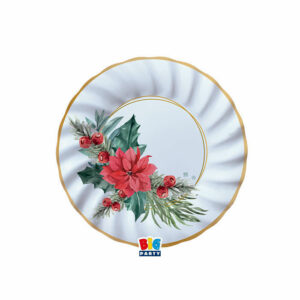 Piatti 25 cm Chic Poinsettia  8 pezzi *